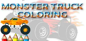 coloring big monster truck Screenshot 1
