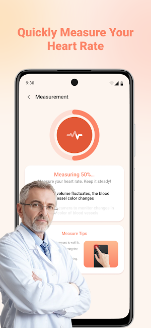 PulseView – Fast Heart Check Screenshot 1