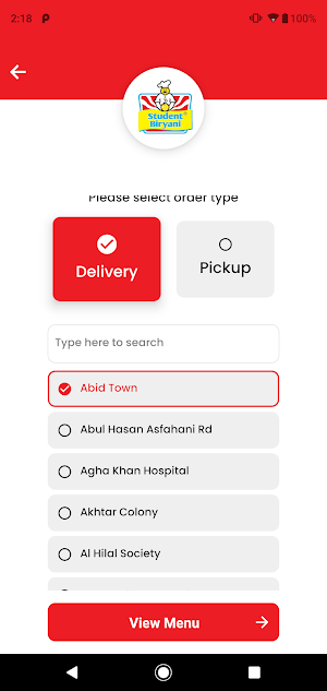 Student Biryani Screenshot 0