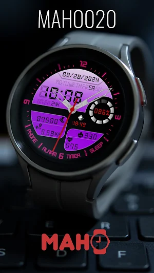 MAHO020 Wear OS Watch Face Screenshot 3