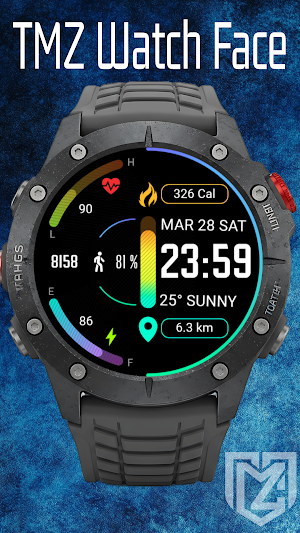 Rainbow Watch Face Screenshot 0