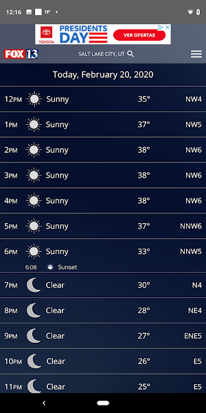 FOX13 Weather Screenshot 2