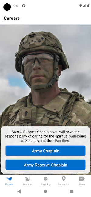 U.S. Army Chaplain Careers screenshot 1