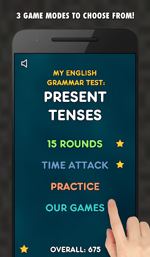 Present Tenses Test PRO Screenshot 1