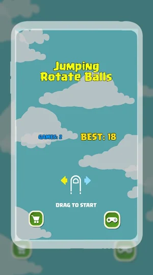 Jumping Rotate Balls Screenshot 0