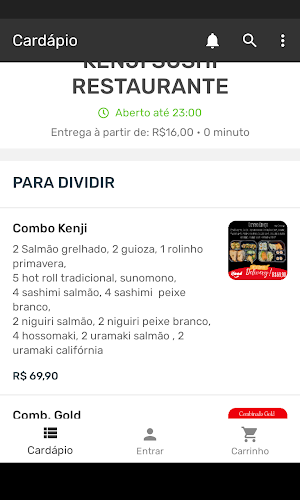 KENJI SUSHI RESTAURANTE Screenshot 1