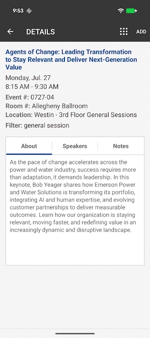 Ovation Users' Group Conf Screenshot 3