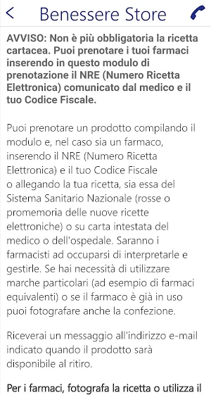 Farmacia Benesserestore Screenshot 2