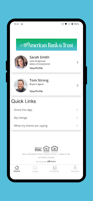 American Bank & Trust Mortgage Screenshot 0