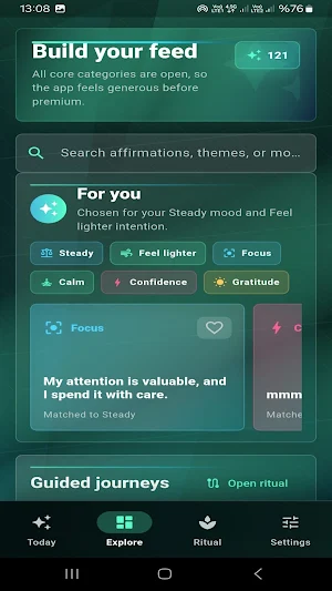Luma: Daily Affirmations Screenshot 0
