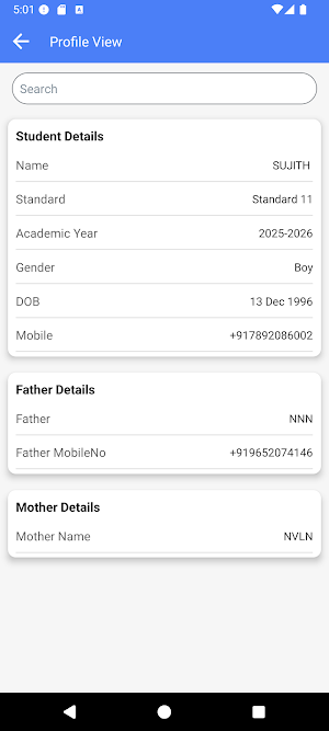 svm student app Screenshot 3