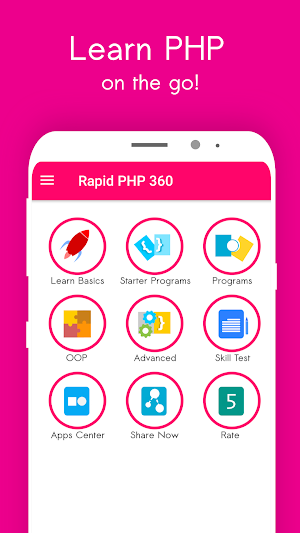 Rapid PHP 360 Screenshot 0