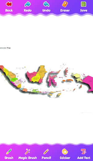 coloring world maps countries Screenshot 2