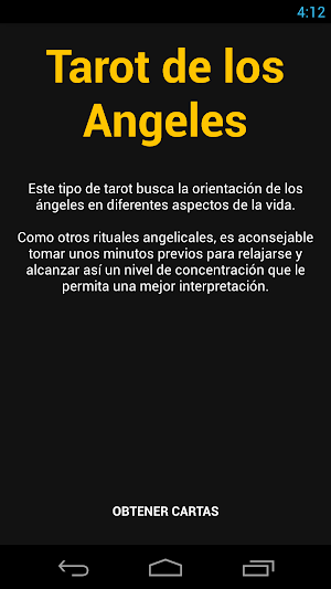 Tarot de los Angeles Screenshot 0
