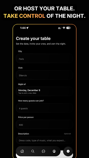 Gettable - Club & Party Plans Screenshot 2