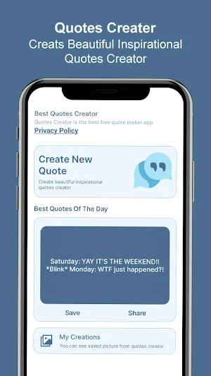 Quotes Creator, Quotes Maker Screenshot 1
