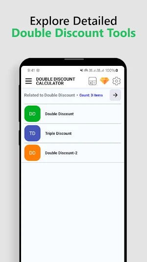 Double Discount Calculator Screenshot 0