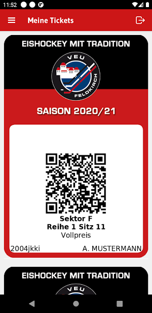 VEU Feldkirch App Screenshot 3