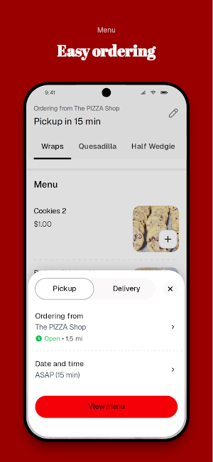 The PIZZA Shop To Go Screenshot 2