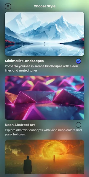 Aesthetic Wallpaper: AI Art Screenshot 2