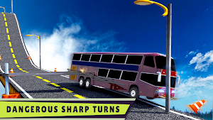Extreme Sky Track Modern Bus Coach Sim Screenshot 2