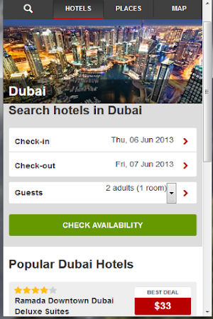 Hotels Dubai Screenshot 1