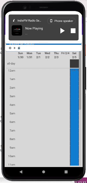 IndieFM Radio screenshot 2
