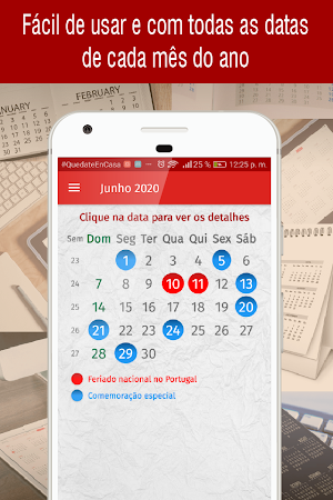 calendario portugues com feriados, calendario 2020 Screenshot 1