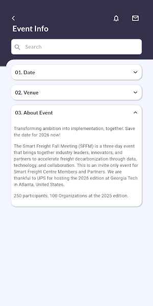 SFC Events Screenshot 1