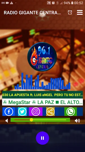 Radio Gigante Central Sud Yungas Screenshot 2
