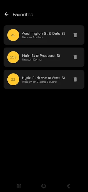 Boston Bus Time (MBTA) Screenshot 1