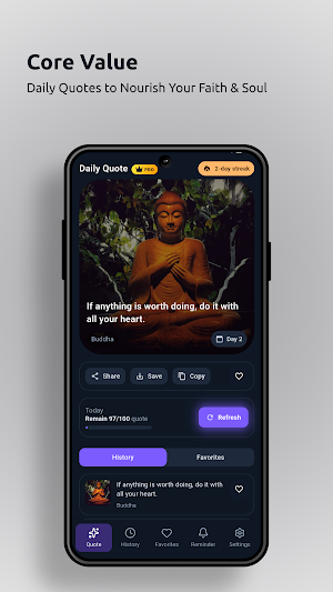 Daily Quote - Spiritual Quotes Screenshot 0