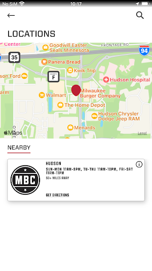 Milwaukee Burger Co. Screenshot 1
