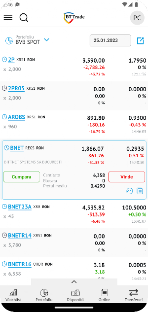 BT Trade Screenshot 3