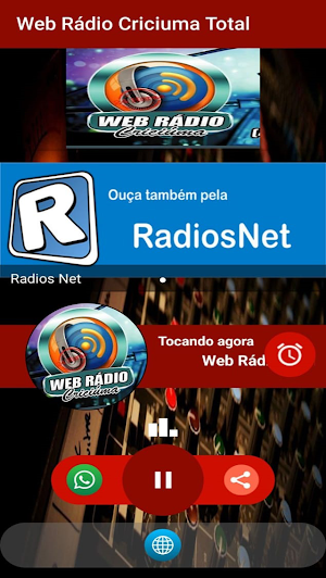 Web Rádio Criciuma Total Screenshot 3
