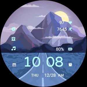 ZKin Watch Mountain Moon Mist Screenshot 3
