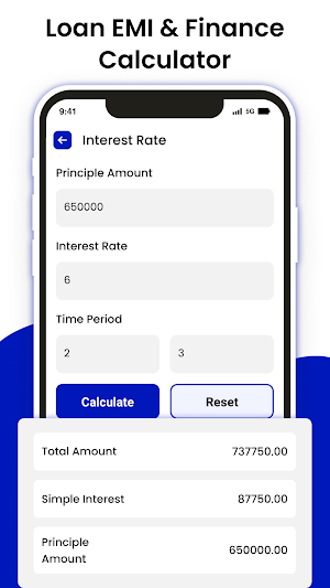 Loan EMI & Finance Calculator Screenshot 1