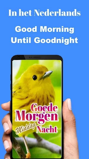 Dutch Good Morning Afternoon & Good Night Wishes Screenshot 0