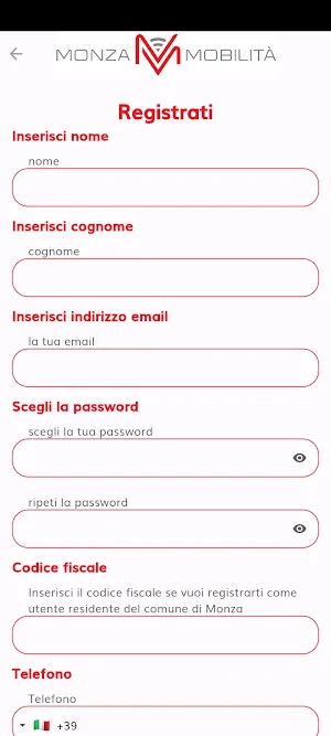 Monza Mobilità Screenshot 2