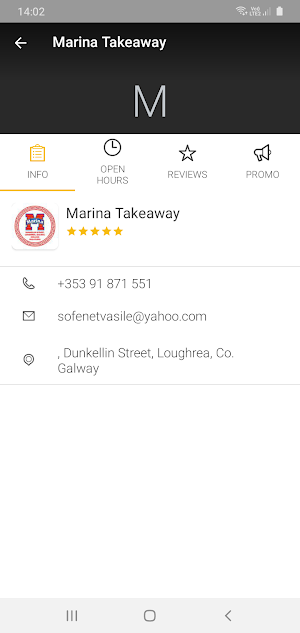 Marina Take Away Screenshot 2