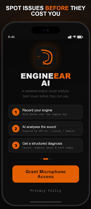 AI Car Engine Sound Analyzer Screenshot 0