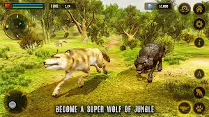 Wolf Simulator Wild Animal Screenshot 1