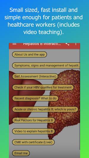 Hepatitis B Interactive Screenshot 1