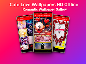 Cute Love Wallpapers Offline Screenshot 0