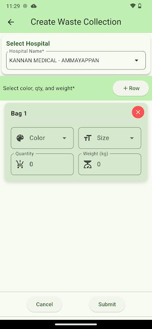 Bio-Bags Management Screenshot 3
