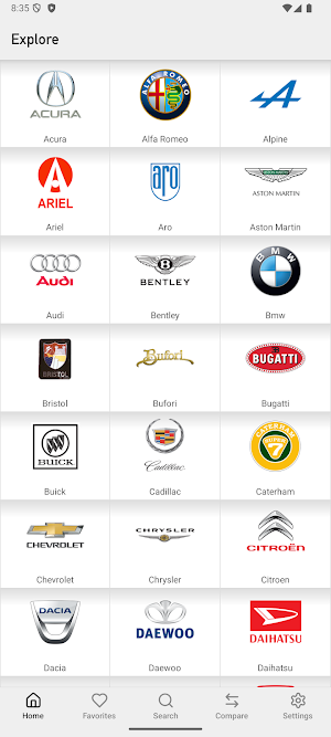 Car Specs Pro: Auto Specs Screenshot 0