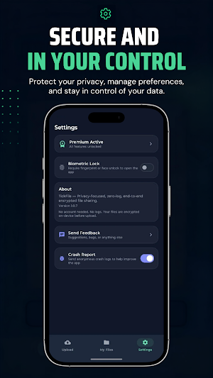 TickFile: Secure File Sharing Screenshot 3