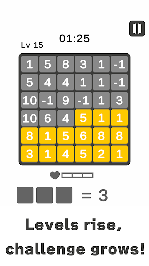 Sum Match3: Math Puzzle Game Screenshot 3
