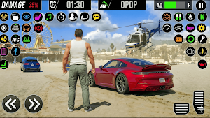 Miami Gangster Crime Games 3D Screenshot 1