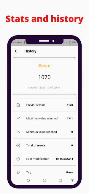 Counter - a pro tally app Screenshot 2